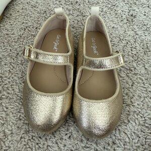 Cat & Jack Shimmering Gold Kids Dress Shoes